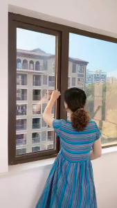 Adjustable Customize Magnetic Window Screen with frame Washable cover Curtain Anti Fly Anti Insect