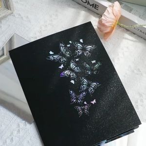 Pop Up Butterfly Card 3D Butterfly Card with Black Cover for Birthday Mothers Day Anniversary Thank You