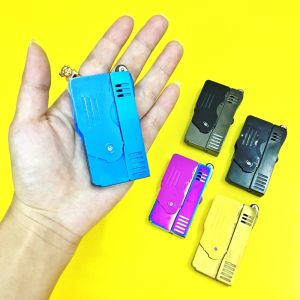 [HCM] Bật Lửa Gas Khè Hình Hộp Nhiều Màu Xếp Gọn