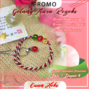 Cuan Hoki Gelang Tridatu Aura MPH Original Khas Bali Gelang pria & Wanita Gelang kebudayaan mantra tibet Special Bonus Limited Edition Bisa COD