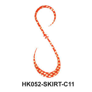 TEASER | 5PC New Multi-Color S Luminous Curly Tail Streamer for Sea Fishing DIY Silicone Skirt Material for Jig Lures Engetsu & Terapba