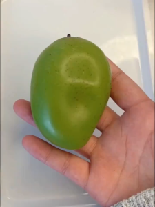 Oldlaiben Color Changing Mango Pinching Toy Slow Rebound Squishy Toys Stress Reliever Toys Gift