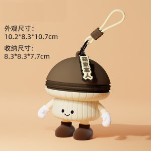 Túi Đựng Tai Nghe Silicon Dễ Thương Túi Đựng Tiền Xu Túi Đựng Chìa Khóa Dây Đeo Quả Cà Rốt Mini Dây Đeo Quả Cà Chua Dễ Thương Túi Đựng Đồ Dùng Học Tập