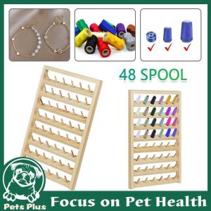 ★Same Day Shipping★ Wood Wall Door Thread Rack Stand Shelf Organizer Sewing Knitting Accessories Sewing-Thread-Rack