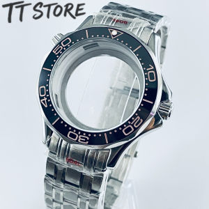 41mm Waterproof Watch Case Stainless Steel Bracelet Compatible With Seamaster 300/600 NH35 NH36 NH34 Movements 31mm Dial Watch