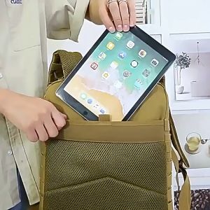 Aopuly 45L Outdoor Tactical Backpack Durable Camouflage Waterproof Training Backpack 3P Large Capacity Hiking Sports Mountaineering Bag