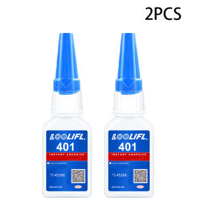 LOOLIFL | 20ml 401 Glue Instant Strong Super Glue Universal Superglue Mighty Instant Glue for Resin Ceramic Metal Glass Fast Dry