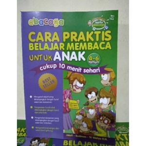 ABACAGA Cara Praktis Belajar Membaca untuk anak usia 4-6 Tahun