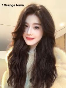 JUZITING | Natural Real Human Hair Wavy Full Wig