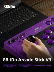 8BitDo | Tri-Mode Connection Game Controller for Gaming Switch PC Street Fighter 6 eSports