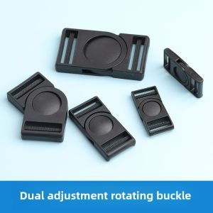 Insert Buckle Lock Buckle Plastic Rotate Buckle Schoolbag Back Strap Buckle Plastic Retaining Ring Hiking Backpack Buckle High Quality Luggage Accessories