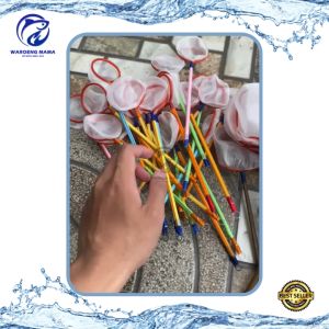 Serokan Ikan Kecil Bentuk Bulat Kotak 5cm 7cm Seser Ikan Cupang Guppy Saringan Ikan Hias Kecil