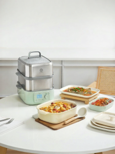 BUYDEEM | Stainless Steel Multi-functional Electric Steamer Large Capacity