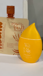 Beauty Vault Glass Skin Essentials Premium Rejuvenating Cream/Sheer Sunscreen/Tinted/Hydrating 50g