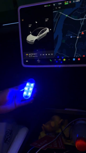 XYKJ Lampu Interior Mobil LED Lampu Kolong Motor Tanpa Kabel Lampu Plafon Mobil USB Wireless