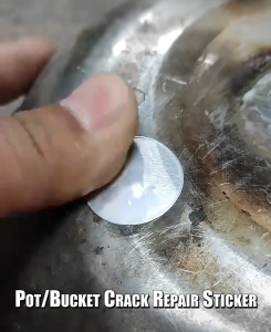 Pot Crack Repair Sticker Waterproof High Temperature Resistant Aluminum Foil Tape Anti-leaking Pan