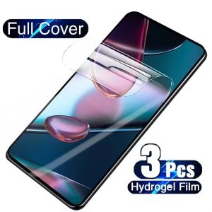 3Pcs Hydrogel Film For Samsung Galaxy S25 S24 S23 S22 Ultra Plus FE Full Cover A56 A55 A36 A35 A26 A16 Screen Protector