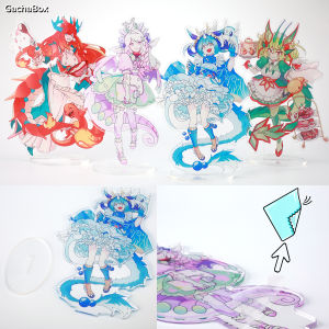 15cm PKM Ernus Kitchen Parlor Laundry Dragonmaid Anime Figure Acrylic Stand Action Yoguoh YGO Card Cute Ornament Decoration Gift
