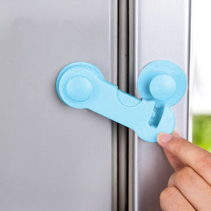 Self-Adhesive Fridge Lock Latchs System for Home Refrigerator Lock Fridge Freezer Door Locks Kids Baby Safety Child Cabinet Lock