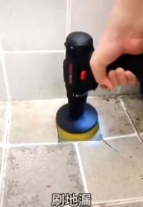 Drill Scrubber Brush Heavy Duty Stiff Bristle Cleaning Tool Set Head Set Electric Drill 360 Power Clean Toilet Tile