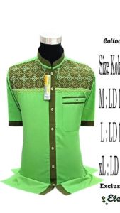 Baju Koko Dewasa ETERNITY Atasan Muslim Lengan Pendek Murah