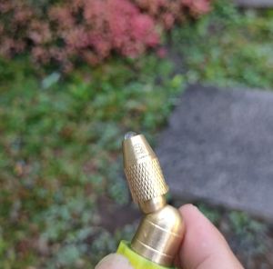 Nozzle Sprayer Spuyer Kuningan Tanika Lubang 1 Bengkok Lurus
