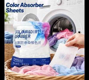 100Laundry Tablets Laundry Paper Anti-Staining Clothes Sheets Anti-String Mixing Color Absorption Washing Household Merchandises
