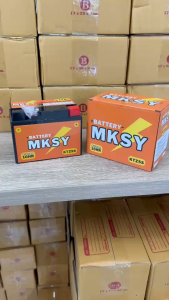 แบตเตอรี่ BATTERY ยี่ห้อ MKSY สำหรับ HONDA SCOOPY-I แบตมอไซค์ (12V 5AH/10HR) ไฟแรงทุกก้อน ฮอนด้า สกุปี้ไอ แบตใหม่พร้อมส่ง