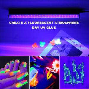 395-405nm Black Light LED UV Lamp Gel T5 Tube 5V USB Plug Ultraviolet Light LED Stage Blacklight UV LED Nail Lamp Parts Grow