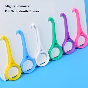 10pcs/pack Aligner Remover Hook For Orthodontic Braces Invisalign Removable Braces Removal Elastic Hook Portable Oral Care Tools