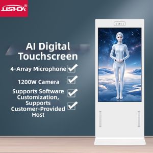 AI Digital Display Touch Screen 43/55 inch with Camera Microphone