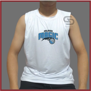 White Muscle Tee Sando for MEN with BASKETBALL Prints Gym Sando Men Adult sizen Sports Muscle Sando