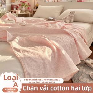 WUYINLIANGPIN | Chiếc Chăn Đa Năng Từ Bông Tự Nhiên Hai Lớp