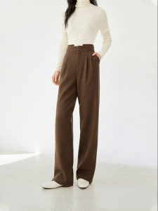 Yigue | Loose Straight Casual Pants for Women Spring and Autumn High Waist Slimming