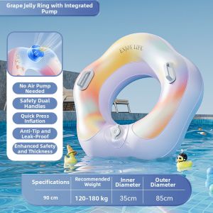 LaiBei | Portable Thick Inflatable Anti-Tip Swim Ring