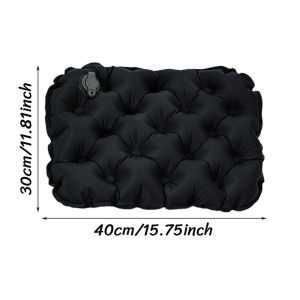 Portable Foldable Inflatable Camping Seat Cushion Lightweight Thick Moisture-Proof Egg Nest Air Pad for Outdoor Hiking Picnic