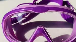 Swimming Goggles HD Anti-Fog Large Frame with Earplugs Integrated UV Protection Eco-Friendly Waterproof Design for Adults Kids Professional Racing