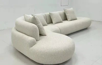 Fashions Latest Beige Sofa Set Designs Living Room L Shape Comfortable Luxury Sectional Modular Couch Sofa
