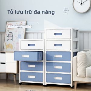 ZHUOLESHI | Tủ Lưu Trữ Ngăn Kéo Nhiều Lớp Nhựa