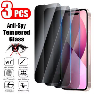 3Pcs Privacy Glass Film For iPhone 17 Air 16 15 14 13 12 11 Pro Max 13Mini 6 6s 7 8 Plus SE2 SE3 XR X XS Max Screen Protector
