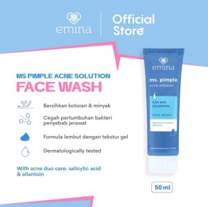 Emina Ms Pimple Acne Solution Series Skincare Remaja Berjerawat