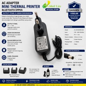 CHARGER THERMAL PRINTER ZL-A015W0901500 9V 15A