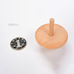 Traditional Wooden Spinning Top Toy for Children Kindergarten Waldorf Community Store Fingertip Rotation Nostalgic Childhood Toy