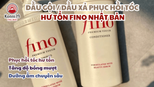 DẦU GỘI / DẦU XẢ PHỤC HỒI TÓC HƯ TỔN CAO CẤP FINO NHẬT BẢN (CHAI 550ML)