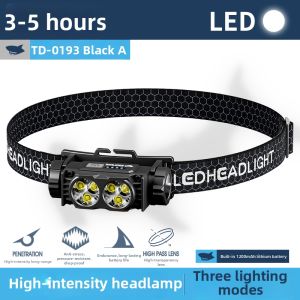 SMILING SHARK | Ultra Bright Rechargeable Headlamp For Mountaineering Night Fishing
