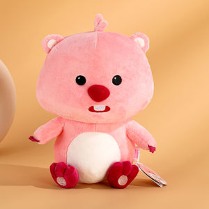 Authentic Loopy Doll Cute Beaver Ruby Doll Pendant Cute Female Plush Toy Key Chain Suitcase Hanger