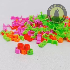 SEMPATI Ring Jepit 4 Mm Untuk Kaki Burung Murai (Isi 1 Pcs) GKSBOJ7