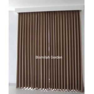 gorden jendela blackout plisket cantolan kawatS 7 lipatan hordeng tirai pintu