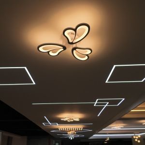 LED Ceiling Light & Butterfly Pendant Light: Nordic Creative Personality Warm for Bedroom & Living Room Chandelier Decorative