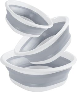 1Pcs Multipurpose Foldable Collapsible Washbasin Lightweight Portable Basin Collapsi